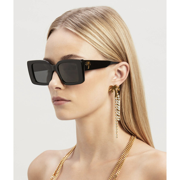 NWT PALM ANGELS Dorris PERI057S24PLA0011007 Sunglasses - Picture 1 of 5